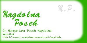 magdolna posch business card
